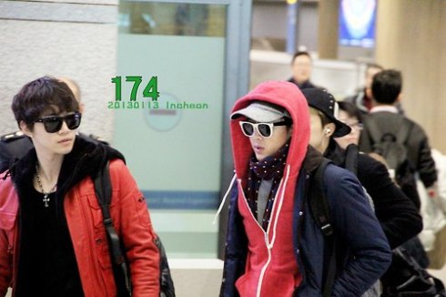 [13.01.13] [PICS] Les 2PM à l'aéroport d'Incheon (retour du Japon) 117