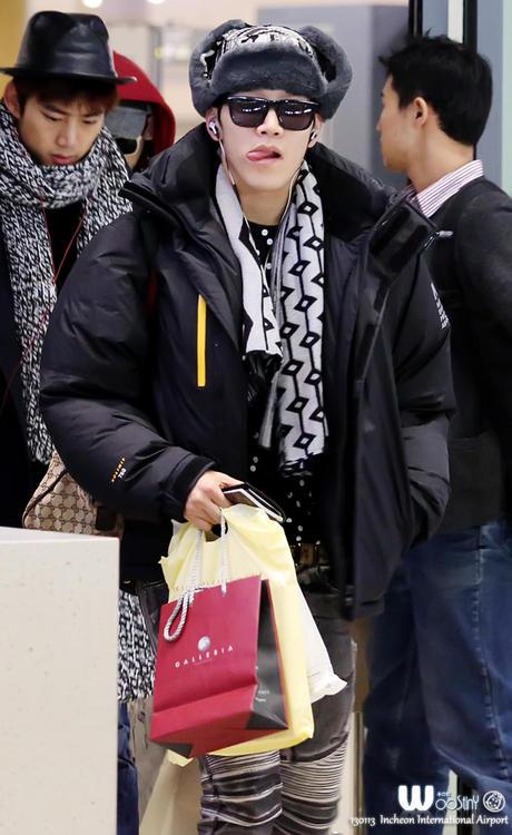 [13.01.13] [PICS] Les 2PM à l'aéroport d'Incheon (retour du Japon) 172