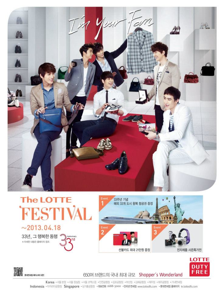 [03.04.13] 2PM dans le magazine Lotte Duty Free 2